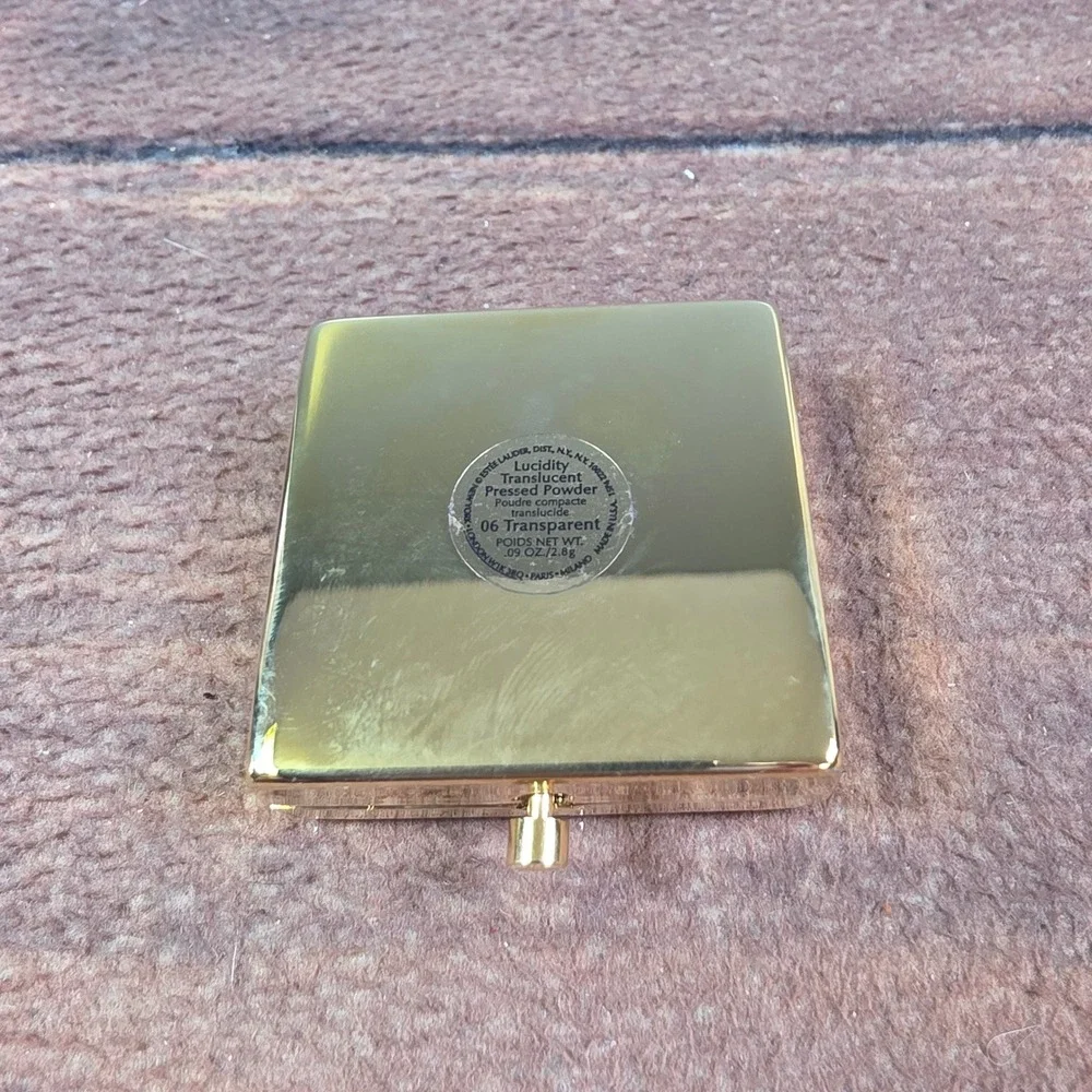 Estee Lauder Powder Compact Womens OS Gold Excellent Good Fortunes 2011 Stones